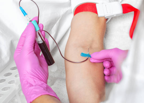 Blood withdraw Platelet rich plasma
